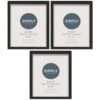 Simply Everyday 8 X 10" Block Frames 3pk - Black -Home Haven Shop 290765 3pk simply everyday block frames 8x10 black 2