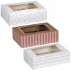 Betty Winters Cupcake Boxes 4pk -Home Haven Shop 320783 4pk cupcake boxes holds 6 silver spot 2