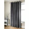 B&M Charcoal Jasmine Sparkle Velvet Eyelet Curtains 46 X 72" -Home Haven Shop 335342 335343 335345 335346 335347 asmine sparkle velvet curtain with eyelets charcoal 2