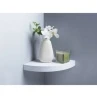 Lokken Corner Shelf - White