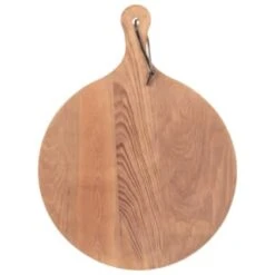 B&M Wooden Pizza Board -Home Haven Shop 346842 wooden chop and serve board 3