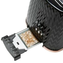 Goodmans Textured 2 Slice Toaster - Black & Rose Gold -Home Haven Shop 358961 goodmans textured toaster black rose gold 4
