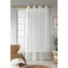 Diamond Tufted All Over Voile 55 X 90" - White -Home Haven Shop 367851 diamond all over tufted voile white