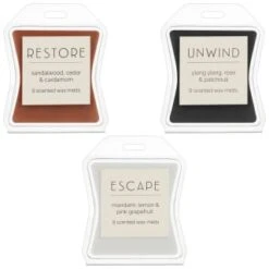B&M Spa Wax Melts 9pk - Unwind -Home Haven Shop 368687 368689 368695 spa wax melts group