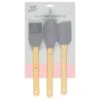 B&M Betty Winters Silicone Utensils 3pk - Grey -Home Haven Shop 369972 3pk betty winters silicone utensils basting brush spoon and spatula grey