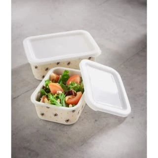 B&M Rectangular Tubs 2pk - Bees 3 B&M Rectangular Tubs 2pk - Bees