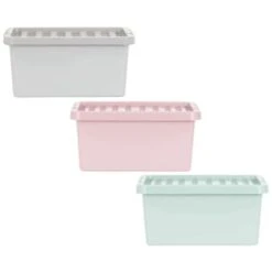 B&M Storage Box With Lid 11L - Sage -Home Haven Shop 377031 377033 377036 11l storage box group