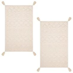 B&M Homestead Embossed Tea Towels With Tassels 2pk - Natural 7 B&M Homestead Embossed Tea Towels With Tassels 2pk - Natural -Home Haven Shop 380229 2pk homestead embossed tea towel with tassels 2