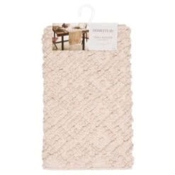 B&M Homestead Cotton Table Runner With Tassels - Natural -Home Haven Shop 380250 homestead table runner with tassels 2