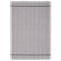 B&M Check Tea Towels - Black 3pk -Home Haven Shop 380307 3pk check tea towels black 3