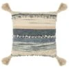 B&M Esme Stripe Woven Cushion - Navy 2 B&M Esme Stripe Woven Cushion - Navy -Home Haven Shop 380610 esme stripe woven cushion navy