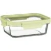B&M Green Glass Food Container - Large -Home Haven Shop 380662 glass food container green large 3