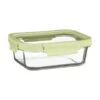B&M Green Glass Food Container - Medium -Home Haven Shop 380663 glass food container green medium 2