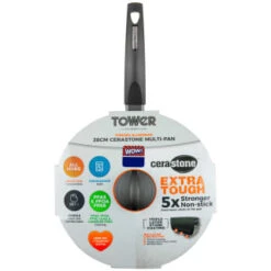 Tower Cerastone Multi-Pan 28cm -Home Haven Shop 383608 28cm cerastone multi pan