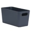 Soho Storage Tub 10 X 30 X 10cm - Graphite 2 Soho Storage Tub 10 X 30 X 10cm - Graphite -Home Haven Shop 384405 soho size c box graphite 10x30x10cm1