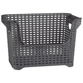 Rattan Stacking Caddy -Home Haven Shop 384999 rattan nestable caddy grey