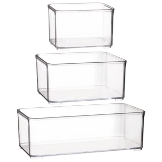 Clear Nestable Storage Tub - Large 5 Clear Nestable Storage Tub - Large - Image 3