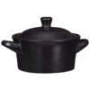 B&M Casserole Dish With Lid - Matte Black -Home Haven Shop 390145 urban paradise mini casserole dish black