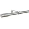 B&M Small Silver Barrel Curtain Pole 122-213cm -Home Haven Shop 390193 silver small barrel pole 3