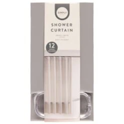 Simply Everyday Shower Curtain - Grey -Home Haven Shop 393991 simply everyday shower curtain grey 2