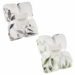 Winston Green Leaf Sherpa Throw -Home Haven Shop 394976 394948 winston leaf sherpa throw group 1