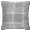 Hampton Check Cushion - Grey -Home Haven Shop 395332 hampton grey check cushion