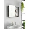 Tromso Bathroom Mirror Cabinet -Home Haven Shop 395661 tromso mirror cabinet