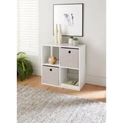 Lokken Cord Storage Cubes 2pk - Light Grey -Home Haven Shop 395811 2pk cord lokken storage cubes light grey