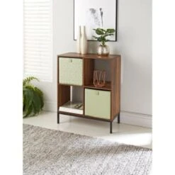 Lokken Printed Storage Cubes 2pk - Sage Diamond 11 Lokken Printed Storage Cubes 2pk - Sage Diamond -Home Haven Shop 395843 2pk printed lokken storage cubes sage diamond