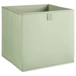 Home Haven Shop -Home Haven Shop 395843 2pk printed lokken storage cubes sage diamond 5