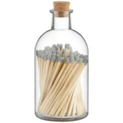 B&M Willow & Bay Matches 120pk - Grey -Home Haven Shop 397649 willow and bay matches grey 2