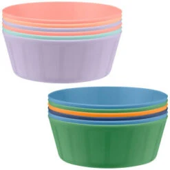 Simply Kids Colour Bowls 6pk - Pastel -Home Haven Shop 398568 398571 6pk simply kids colour bowls group